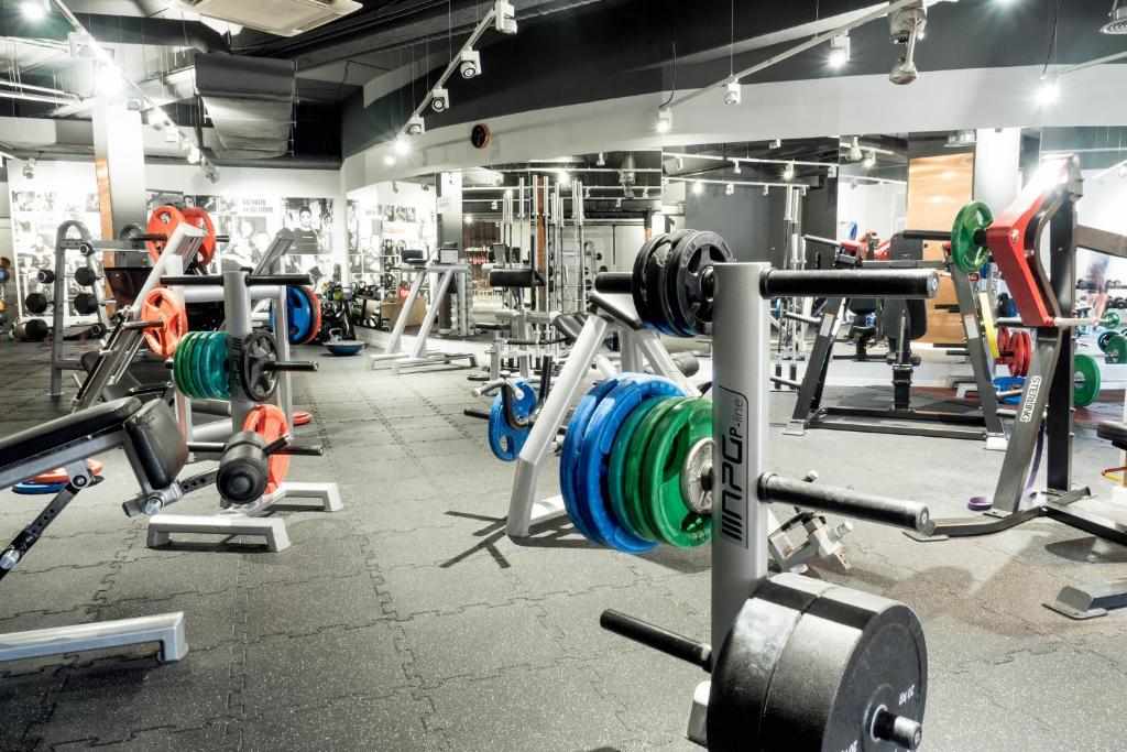 Fitness centre for hotel guests