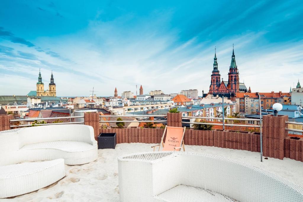 Rooftop terrace overlooking Legnica